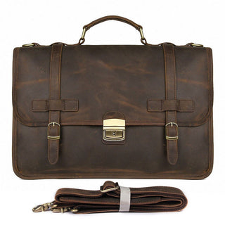 Le Diplomate – Porte-Documents en Cuir Style Britannique
