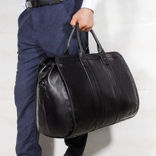 Le Grand Voyage – Sac de Voyage Rétro en Cuir