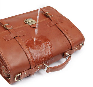 Le Diplomate – Porte-Documents en Cuir Style Britannique
