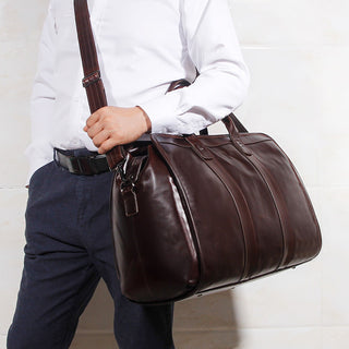 Le Grand Voyage – Sac de Voyage Rétro en Cuir
