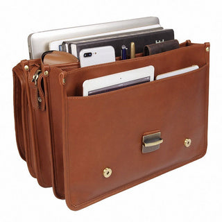 Le Diplomate – Porte-Documents en Cuir Style Britannique